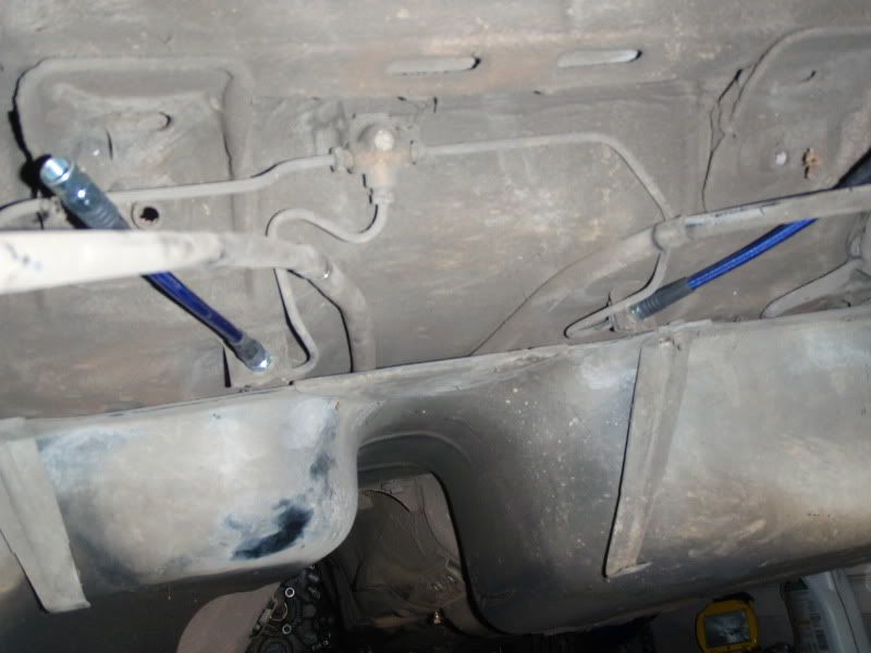 Dreaded rear brake line replacement... simplified by using all braided